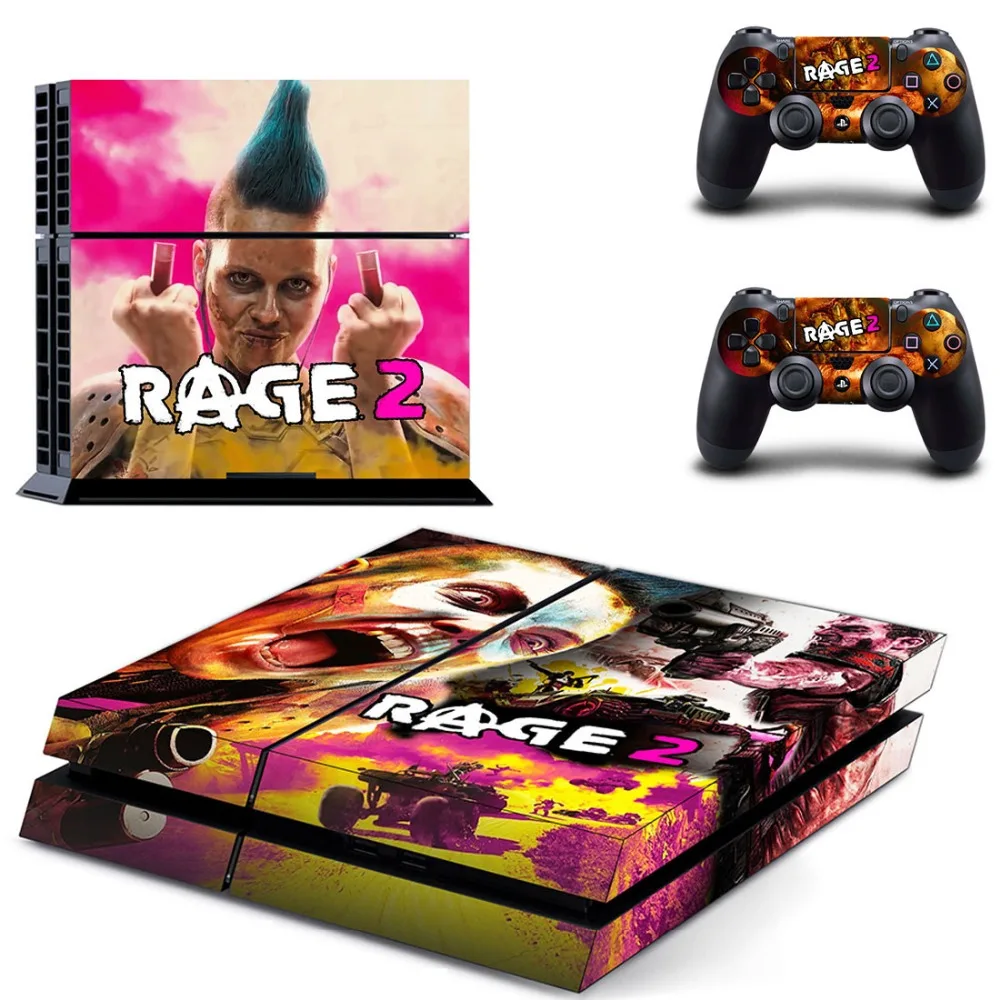 PS4 controller skin stickes Rage 2 Cover Decal Skin for Sony Play Station 4 Console and Controller Protective Sticker | Электроника