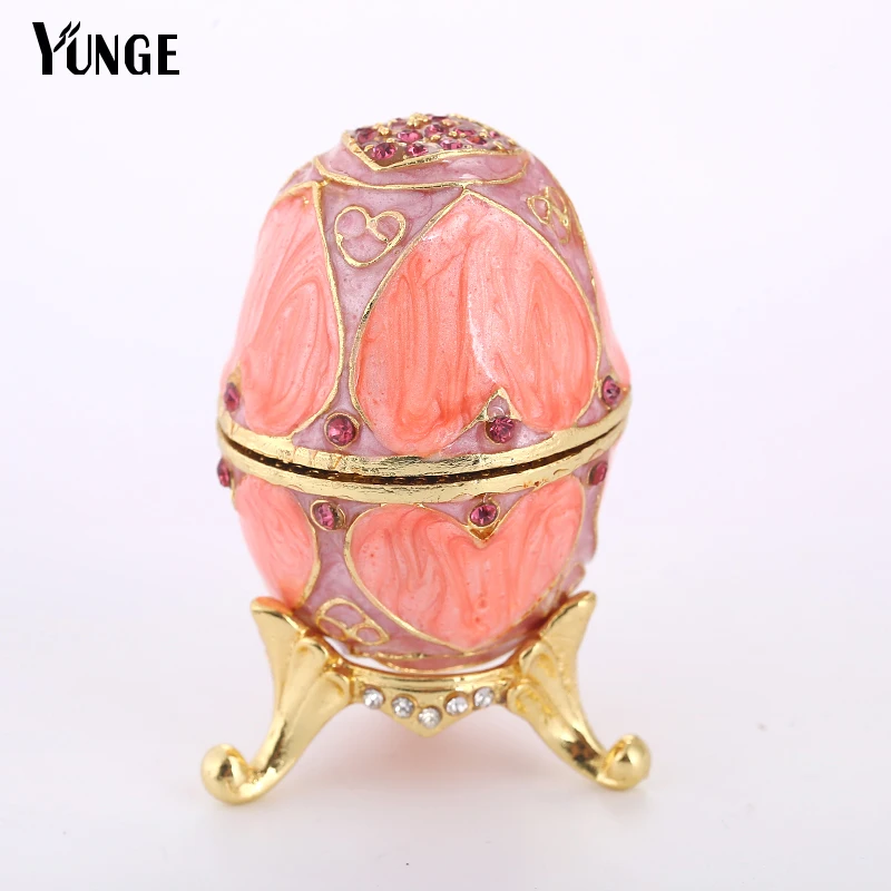 YUNGE Faberge украшения для яиц Подарочная коробка булавка Металлические Свадебные
