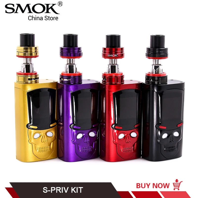 Vape SMOK S-PRIV Kit 230W S Priv Mod 5ML TFV8 Big Baby Light Edition Atomizer VS Revenger E Cigarette Vaporizer Alien KIT | Электроника