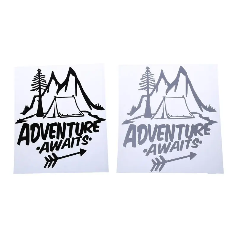 20 см * 18 Виниловая наклейка для автомобиля ADVENTURE ways A Camping Greatested Красивая легко