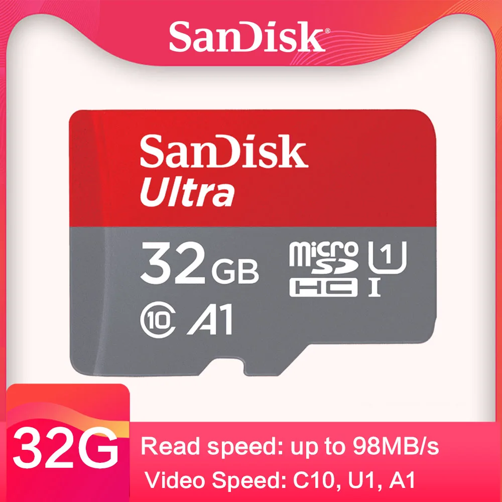 Двойной Флеш накопитель SanDisk micro sd объемом до 32gb microsd памяти 32 Гб или 64 ГБ tf карта