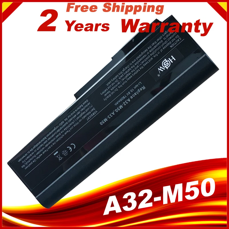 7800 мАч аккумулятор для ноутбука Asus N53S N53SV A32-M50 A32-N61 A32-X64 N53 A32 M50 M50s A33-M50