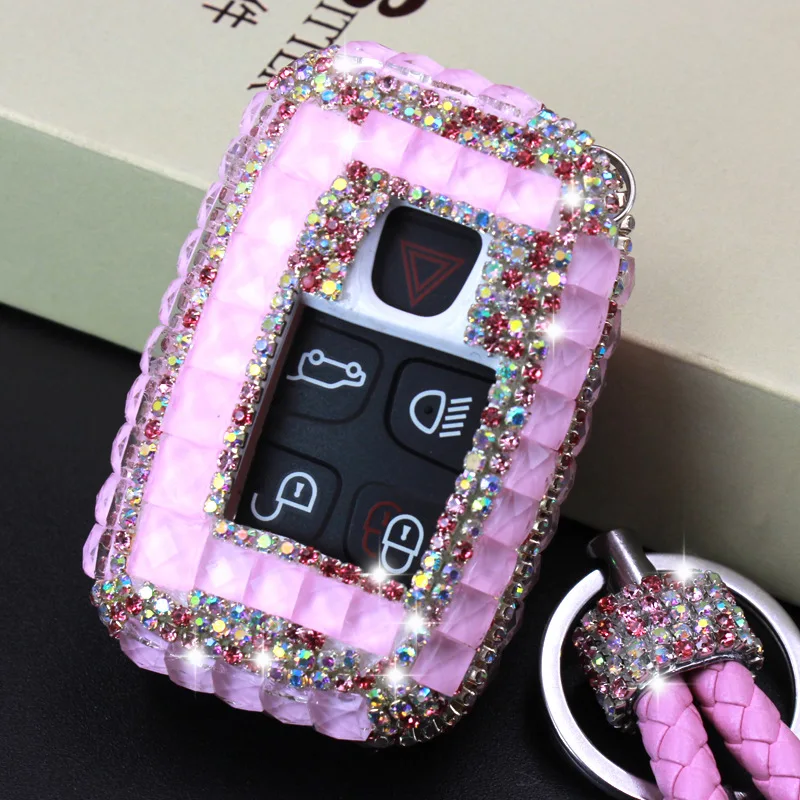 Чехол для автомобильного дистанционного ключа Diamond Bling защитный чехол Land Rover RANGE
