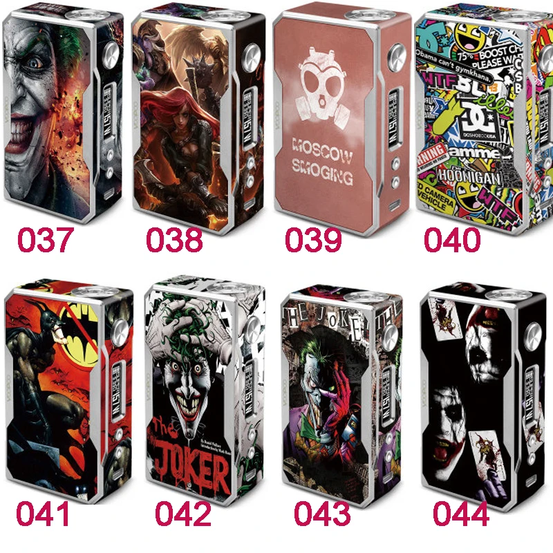 Стикер для электронной сигареты VOOPOO DRAG TC 157W 1 шт. наклейка боксмода 8 видов цветов
