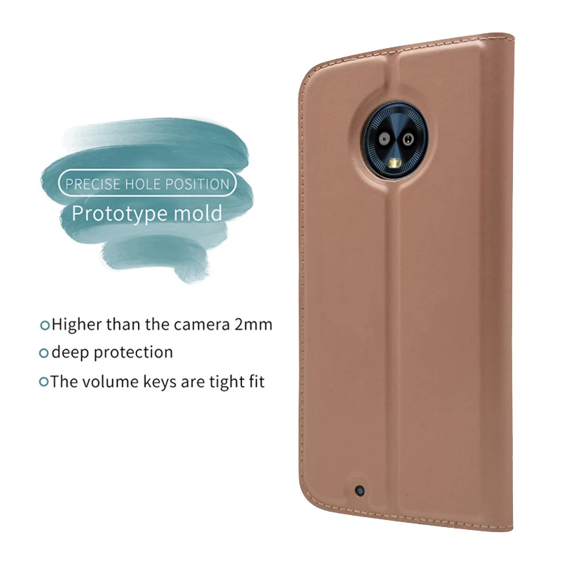 Для Motorola Moto G6 чехол SSoft PU Чехол-книжка с подставкой слот для карт кошелек кожаный флип чехол для Motorola Moto G6 G 6 Plus чехол для телефона