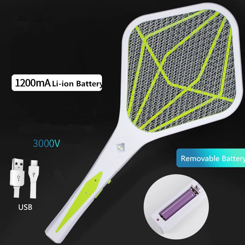 CLAITE перезаряжаемая электрическая ловушка для комаров Москитная летучая мышь