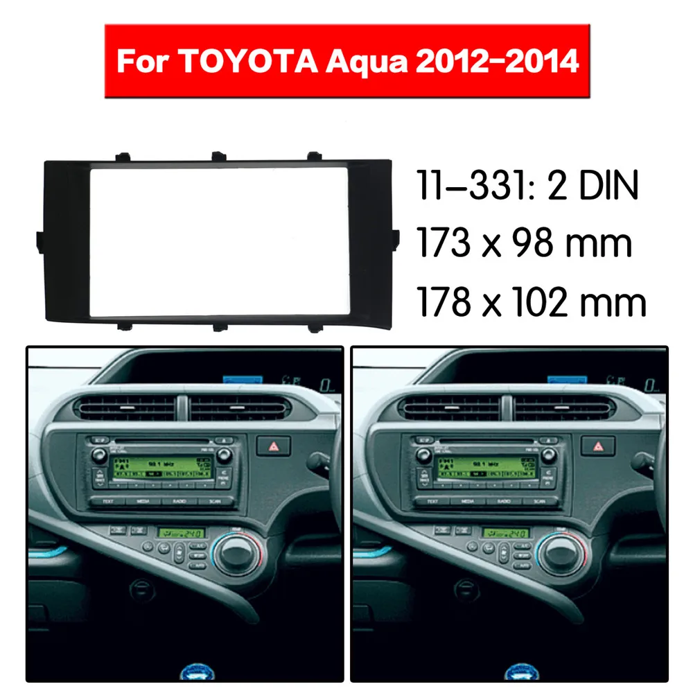 Автомобильный радиоприемник набор мультимедийных рамок для TOYOTA Aqua 2012 2014 стерео