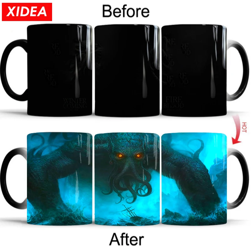 Кружка Cthulhu Icon 2 кофейная кружка 11 унций подарочные чайные чашки керамическая