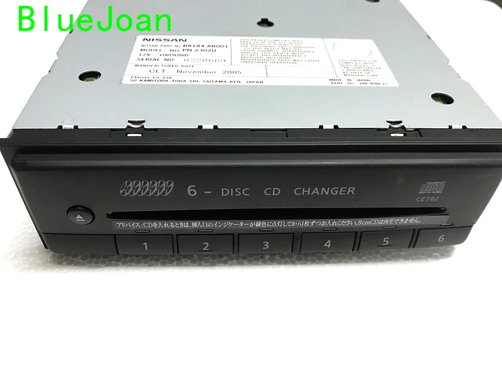 Автомобильный CD-тюнер Clarion 6 disc CHANGERE NISSIAN номер детали Модель No.B8184-AR001 12 В