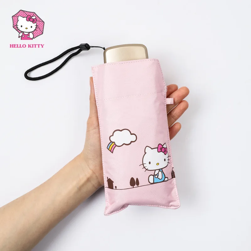 Супер Мини Kawaii милый зонтик для девушек, подарки на день рождения, рождественские вечерние зонты, карманный солнцезащитный зонтик, высокое качество