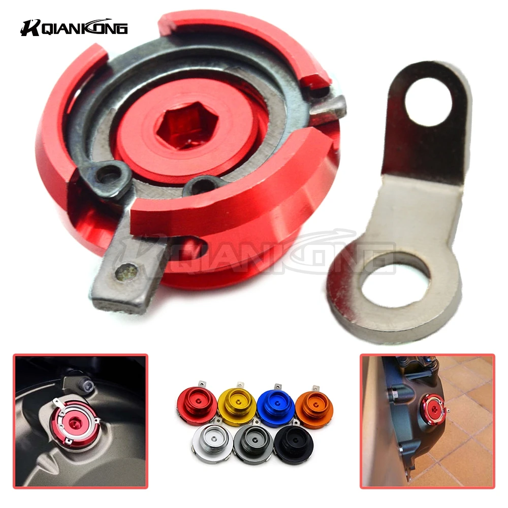 

R QIANKONG 7 Colors Motorcycle CNC Engine Oil Filler Cup Cap For honda cb650f cbf 250 cbf 600 cbr CB1000R 2000 cbr 600rr 2006