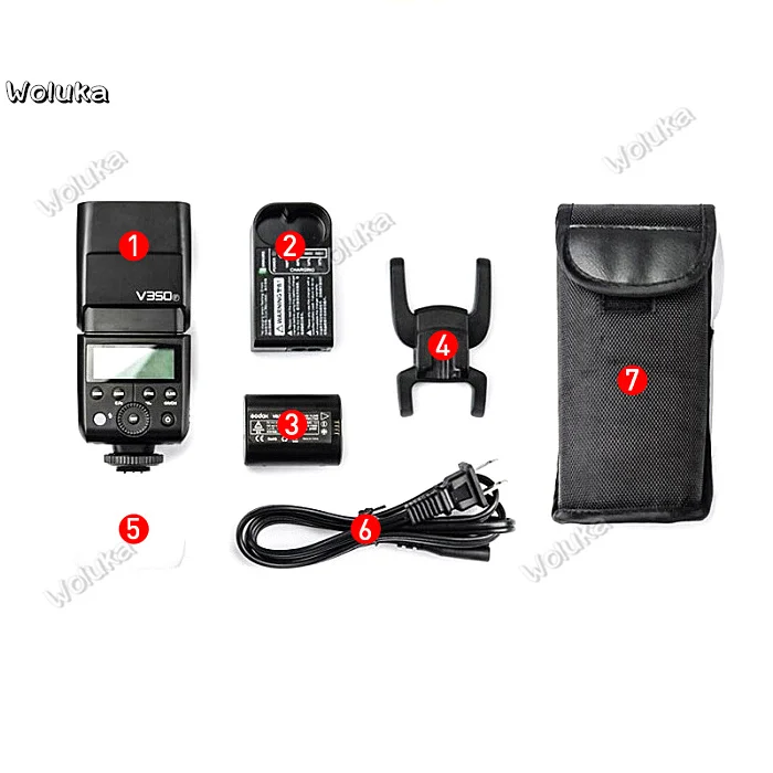 Godox V350F микро Одиночная камера Высокоскоростная синхронная вспышка Внешняя TTL
