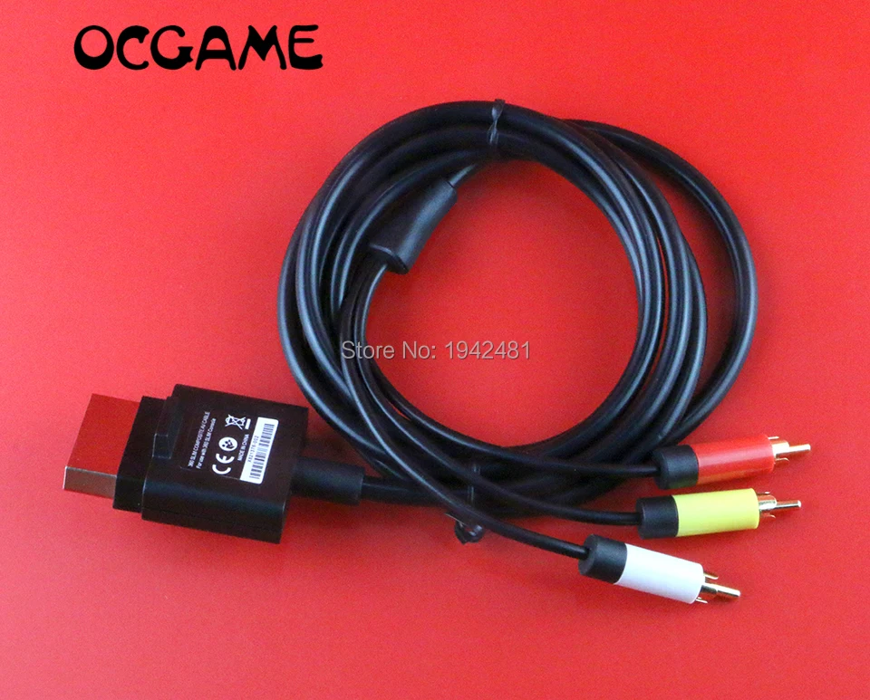 OCGAME черный 1 8 м/6 футов видео аудио кабель Шнур AV композитный компонент VGA для Xbox 360