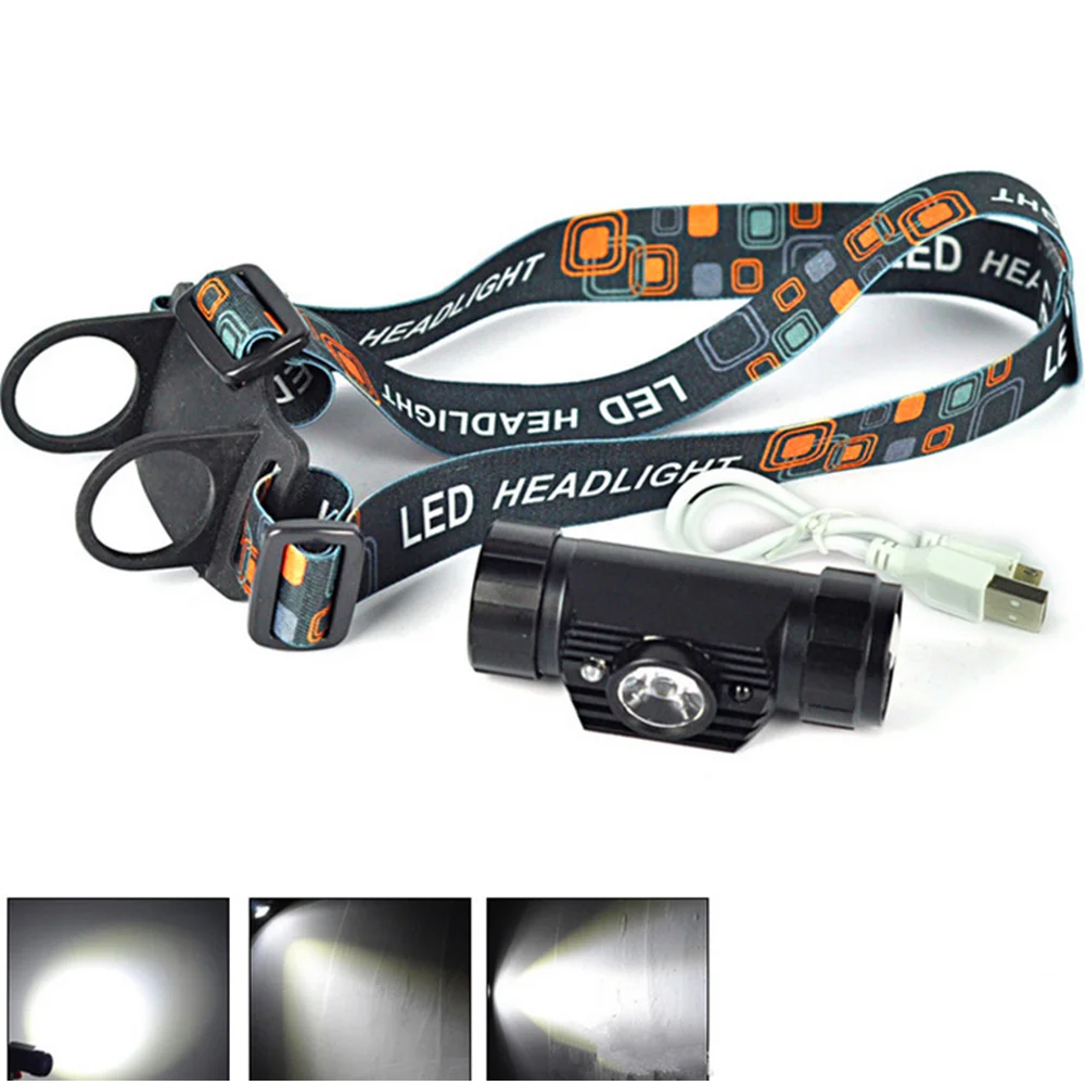 5 Вт Мини ИК сенсор Фара Водонепроницаемый фонарь светодиодный налобный фонарик