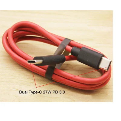 red Красный Magic3 USB PD3.0 двойной тип-c кабель для быстрой зарядки двухсторонний USB-C кабель для Nubia Red Magic 3 USB зарядное устройство - Цвет: red