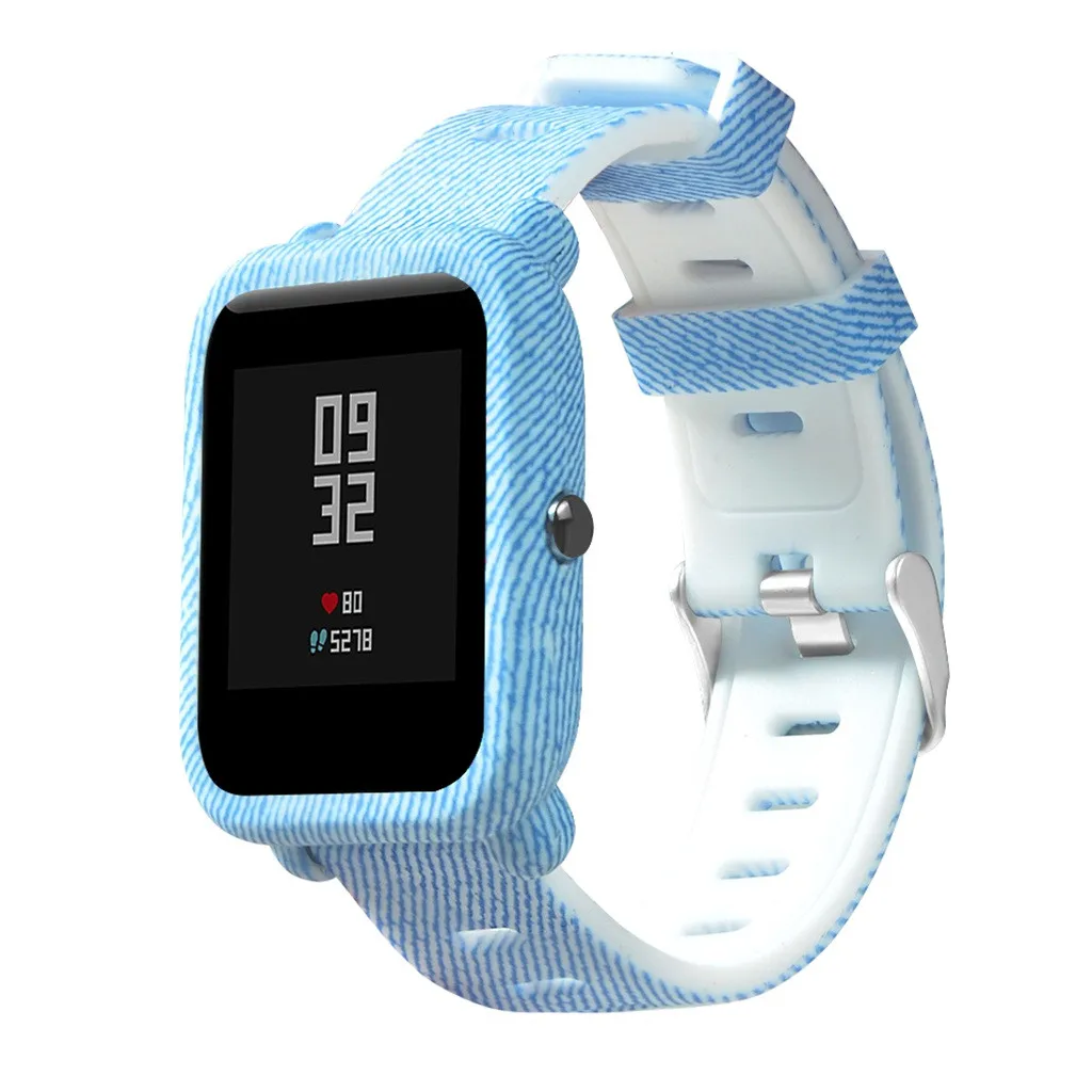Силиконовый ремешок для наручных часов для Xiaomi Huami Amazfit Bip Youth/LITE, смарт-браслет, ремешок для наручных часов, аксессуары для часов