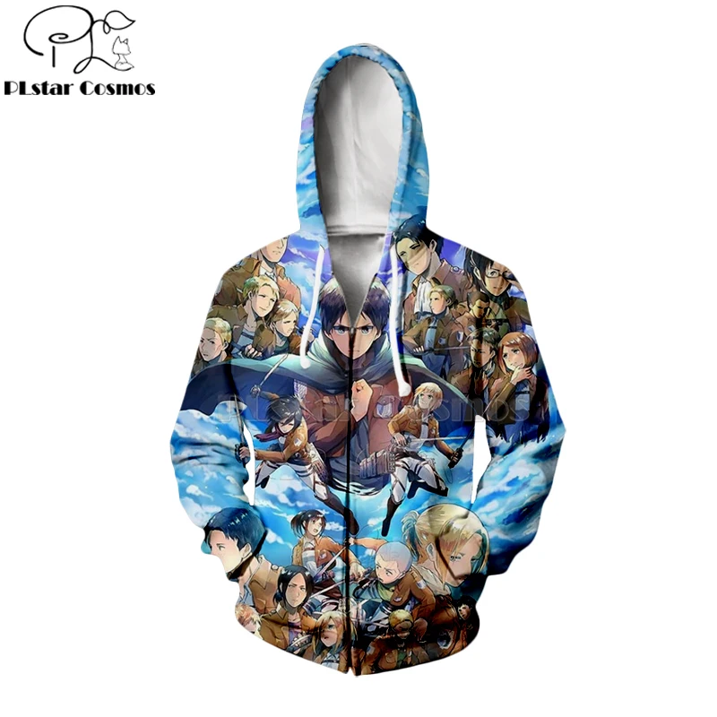 

Attack on Titan hoodies Shingeki no Kyojin Legion Cosplay Costume Quality Eren Yeager 3d hoodies/sweatshirts/Jacket-6