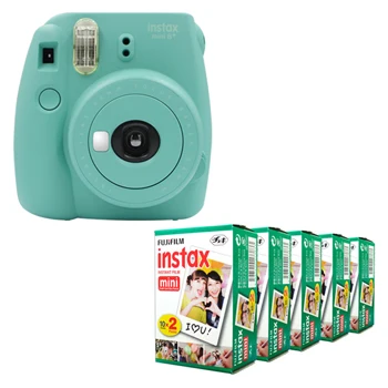 Fujifilm Instax Mini 8 Plus 8+ мгновенная камера+ Fuji Instax Mini White Edge мгновенная пленка - Цвет: Mint