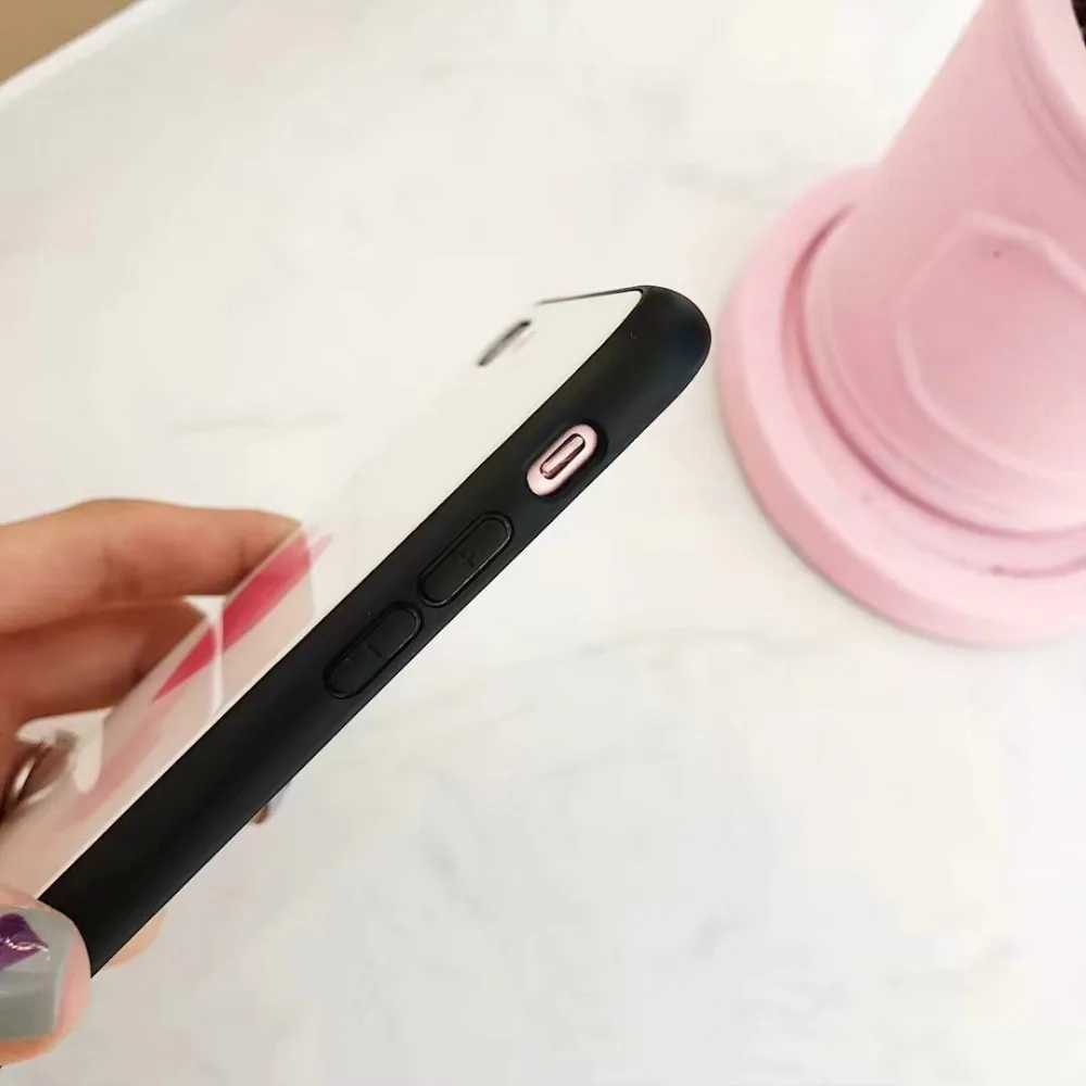GABOOM милый розовый Любовь Сердце шаблон телефона чехол для iphone х 6 S 7 8 Plus Glossy