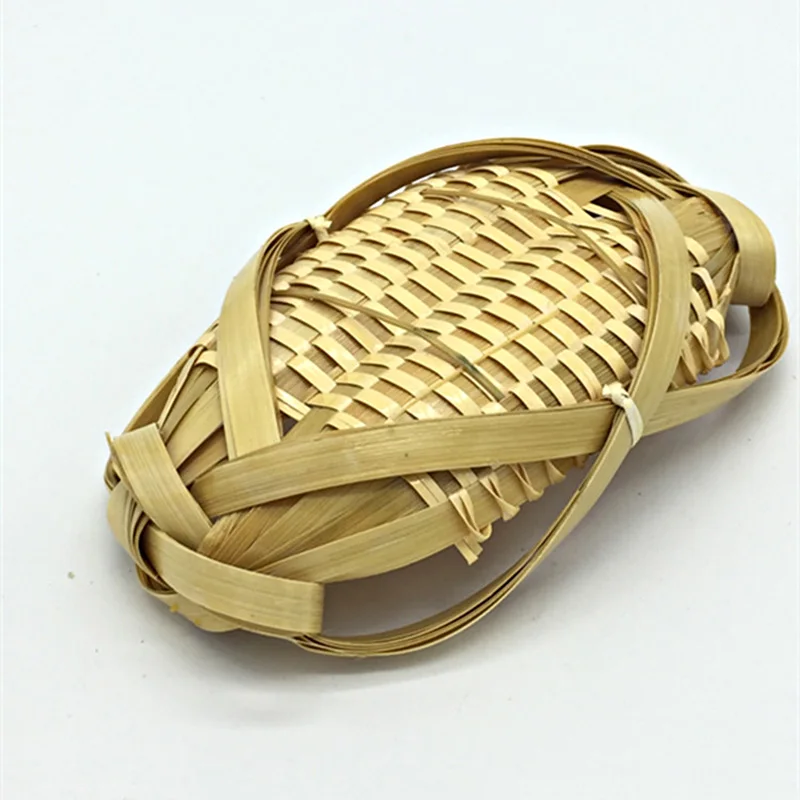 100% ручная работа бамбуковая тарелка для суши креативный вязанный лоток темпура