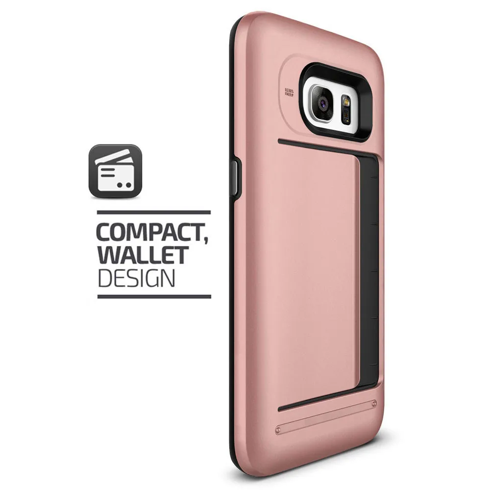 Case For Samsung Galaxy Note 9 8 5 4 S7 S6 Edge Plus Slide Card Slot Phone S9 S8 J2 J5 J7 Prime Cover |