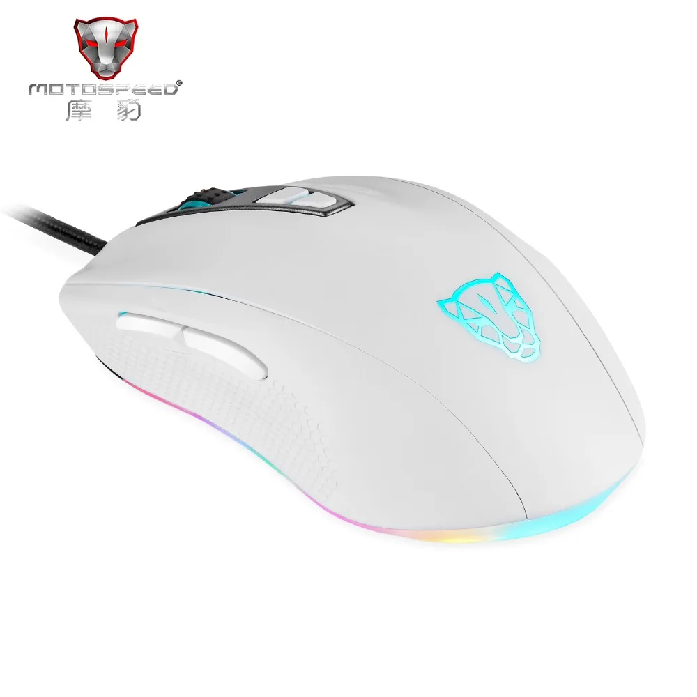 Motospeed K87S USB механическая клавиатура синие переключатели геймерская с RGB