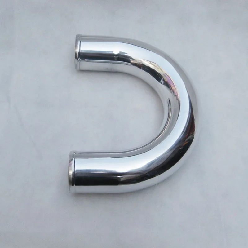 Алюминиевые выхлопные/Downpipe/интеркулер трубы 180 градусов OD: 38 мм 1 5 &quotДлина 600