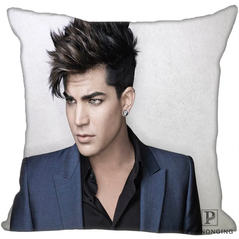 Square Pillowcases На заказ Наволочка Адам Ламберт квадратная на молнии Подушка Cover35X35, 40x40,45x45 см(одна сторона) 180522-17-54 - Цвет: Square Pillowcases
