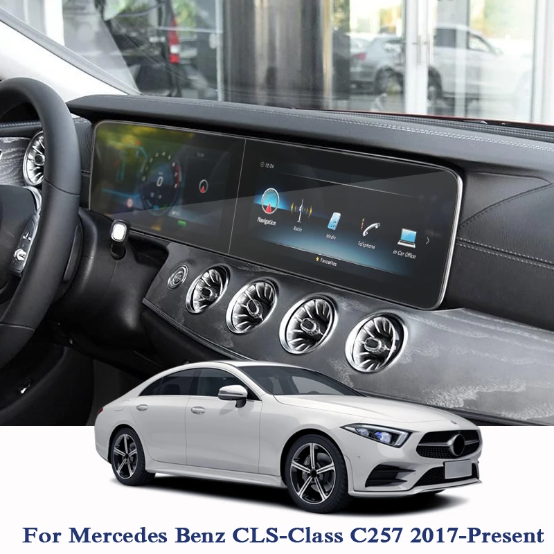Автомобильный Стайлинг приборной панели пленка для Mersedes Benz cls класс C257 2017 2019