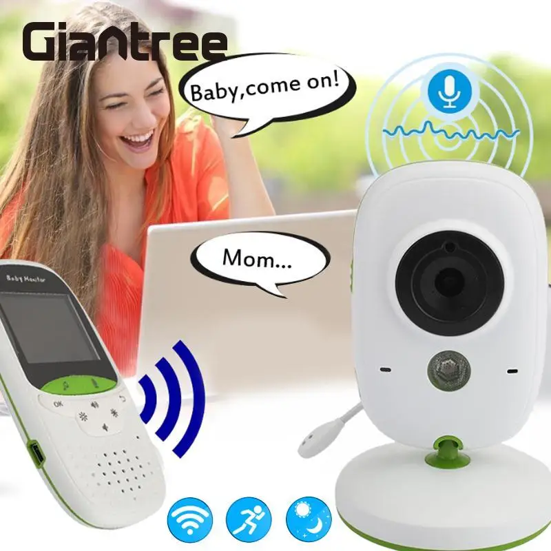 Giantree 2 4 дюймов Беспроводная hd камера для Камера IP Цвет Экран инфракрасная с