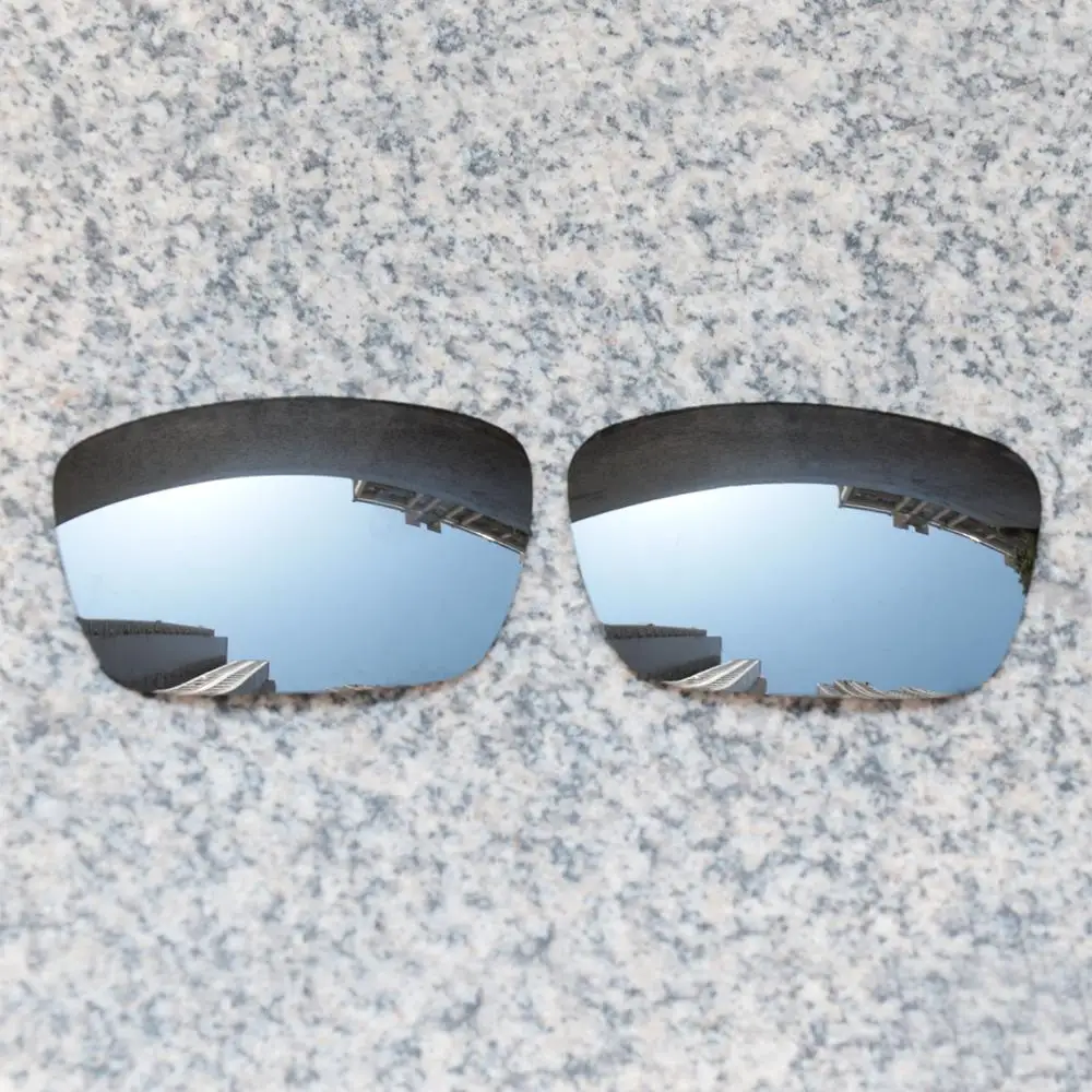Поляризационные линзы для солнцезащитных очков Oakley серебристые хромированные