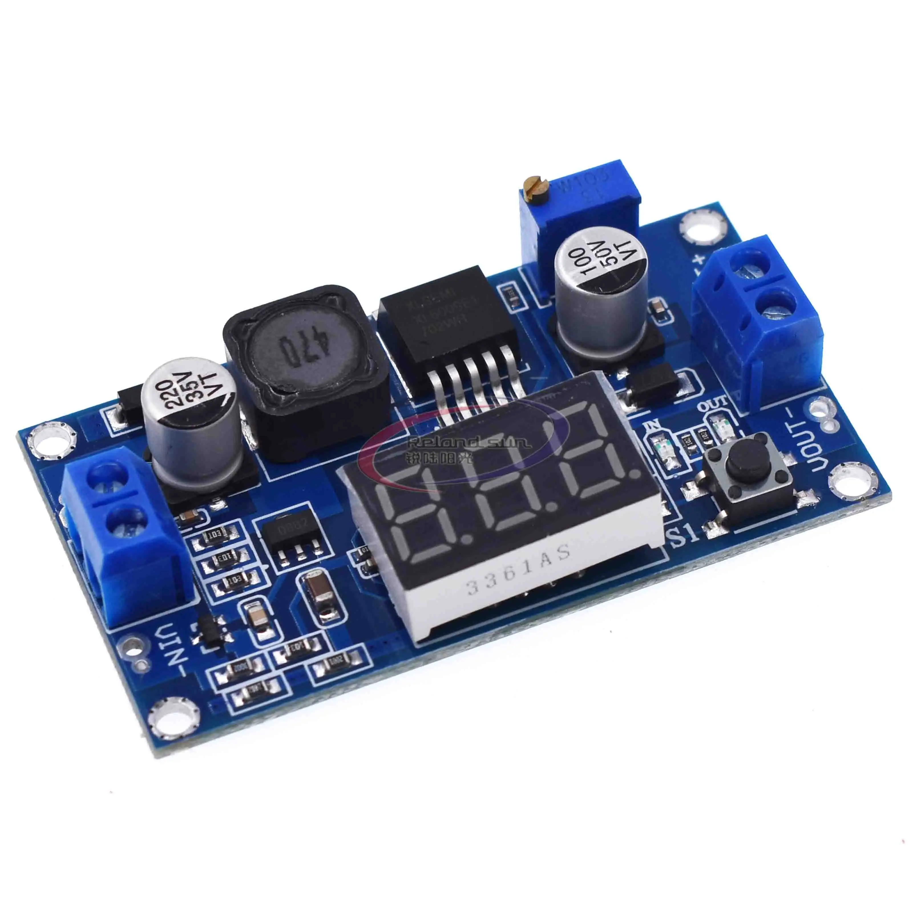 DC XL6009 цифровой Повышающий Модуль питания регулируемый 4 5 32 В до 52 в повышающий