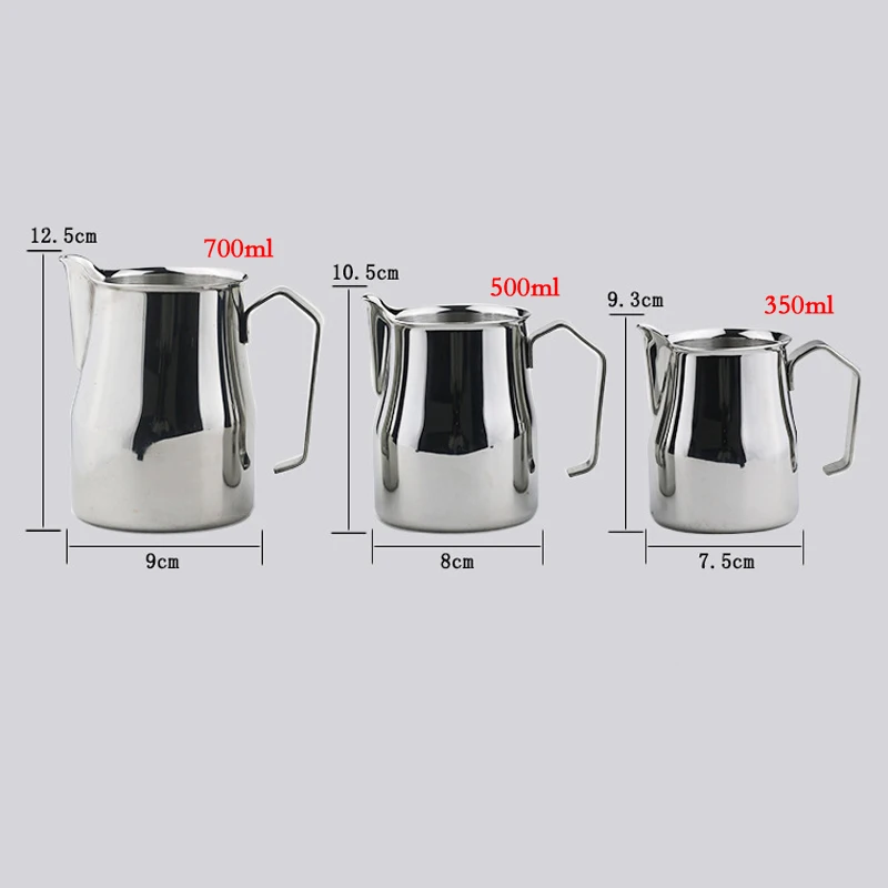Кувшин для кофе эспрессо многоцветный кувшин взбивания молока из нержавеющей
