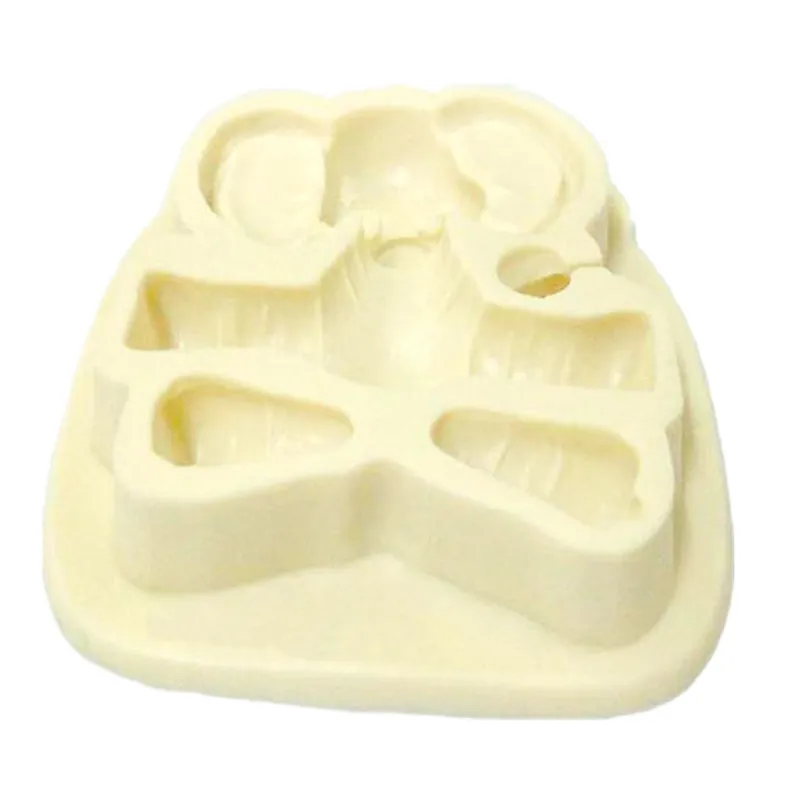 Сахарные кнопки Детские слон силиконовые формы для помадки торта Форма