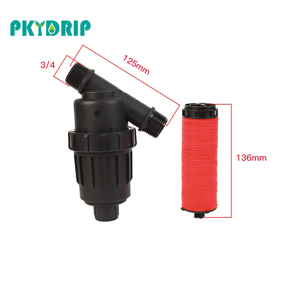 Pkydrip Пластиковый черный 3/4 дисковый фильтр 120 сетка сельское хозяйство теплица