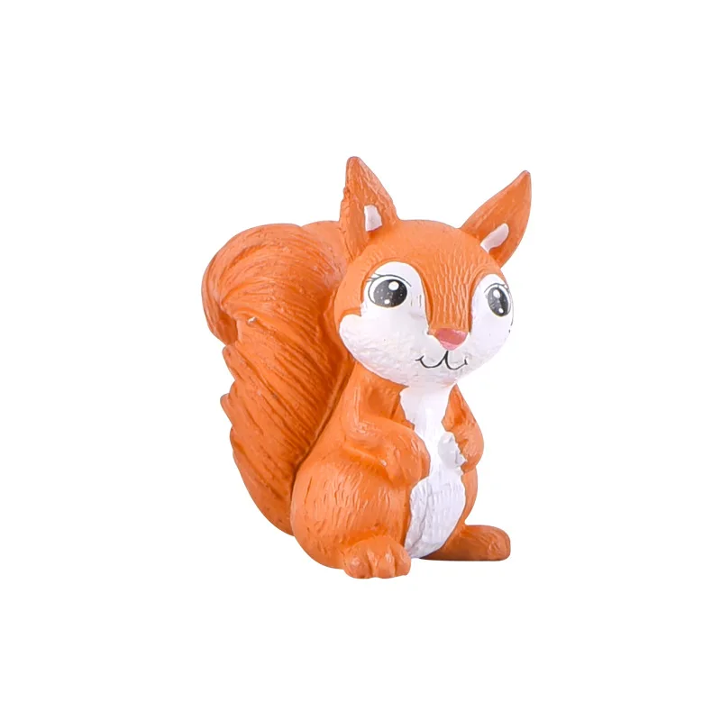 BAIUFOR животные миниатюрные лесные белки Семейные фигурки Сказочный Сад Miniaturas