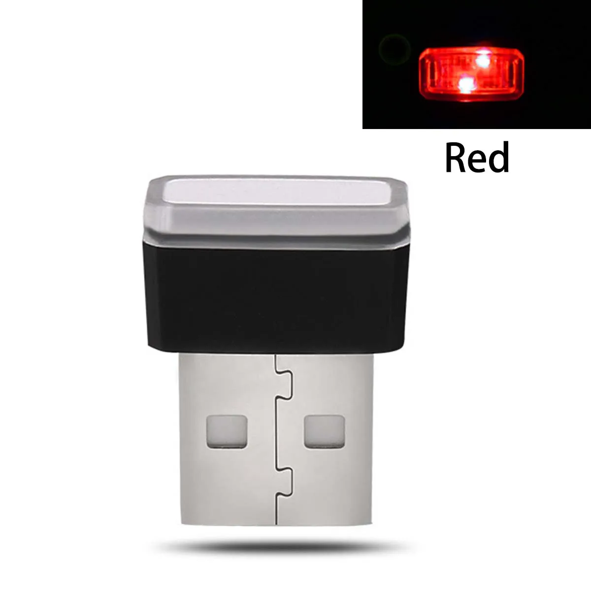 Дропшиппинг мини-светодиод машины светильник авто Интерьер USB атмосферный свет Plug And Play Декор лампа аварийный светильник ing PC Авто продукты