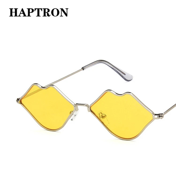 Новинка 2019 солнцезащитные очки в форме губ женские брендовые дизайнерские