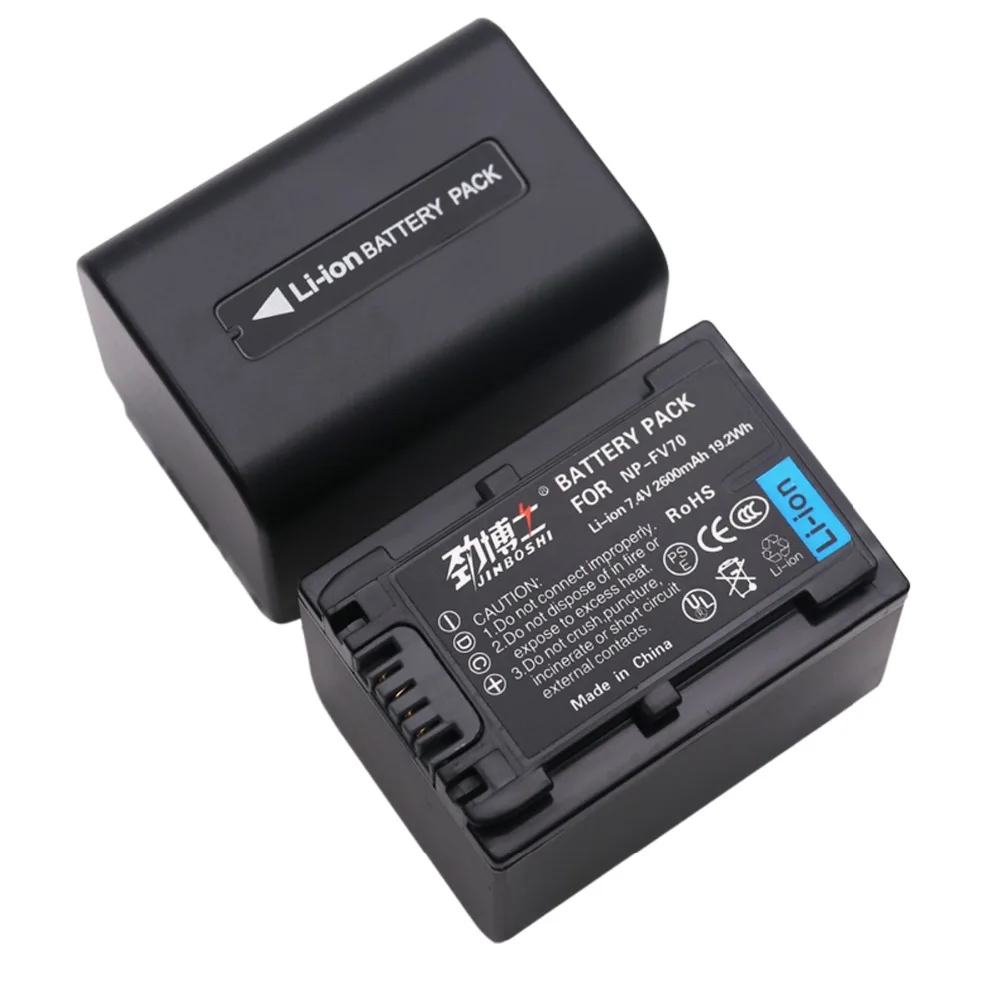 2psc 7 4 V NP-FV70 NP FV70 NPFV70 литий-ионный аккумулятор и LED одно зарядное устройство для Sony