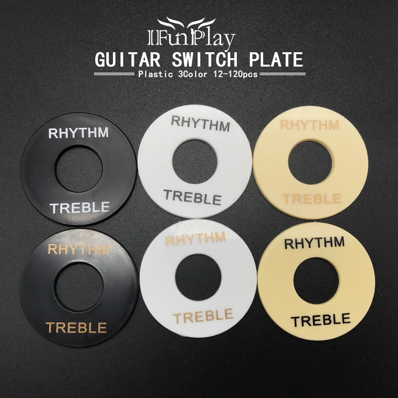 12/120Pcs Electric Guitarra Toggle Switch Plates Washers Rythm Treble Rings DIY for LP Guitar Replacement Parts | Спорт и