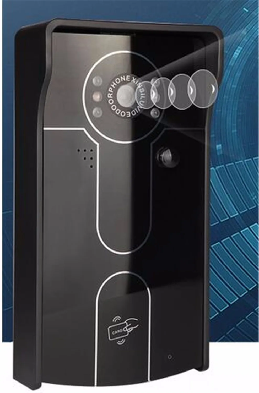 9 дюймовый большой ЖК дисплей Intercom Video Door Phone XSL V90RM IDP|intercom video door phone|video phonedoor phone |