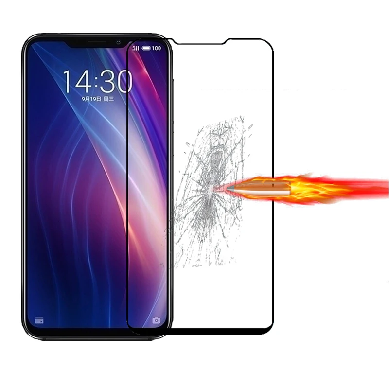 Закаленное стекло с полным покрытием для Meizu X8 Защитная пленка экрана 6 15 дюйма |