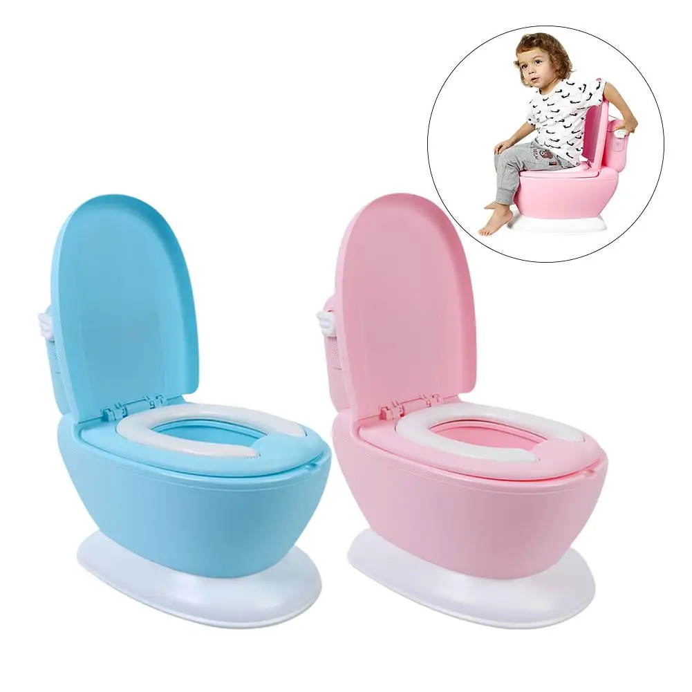Extra Large Children's Toilet Simulation Children's Toilet Baby Potty Portable Baby Toilet Training Seat Portable Plastic Potty