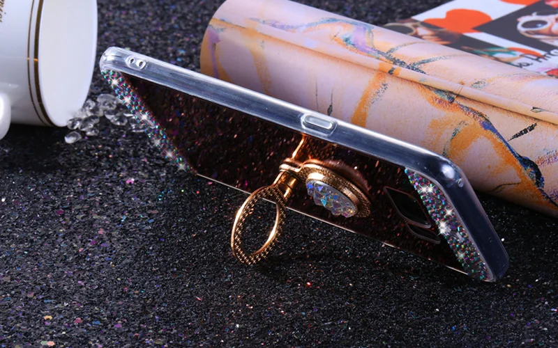 Bling Soft Ring Holder Case For Samsung Galaxy S20 Ultra Note 10 8 9 5 4 S9 S8 s10 S10E Plus S7 Edge A3 A5 A7 J3 J5 J7 2017 |