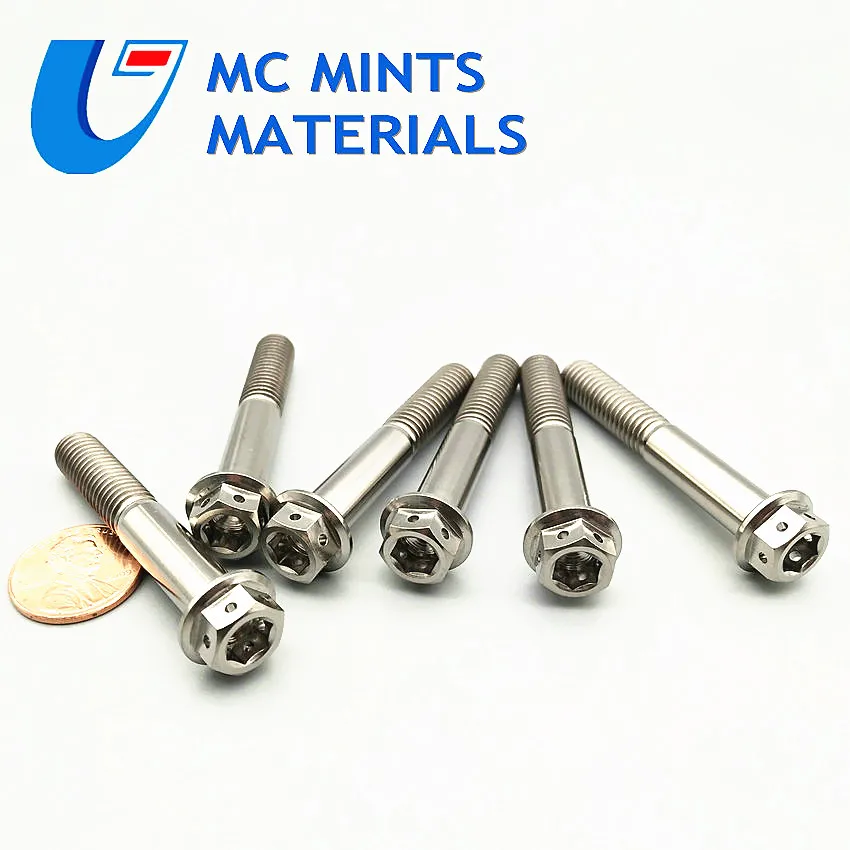 2 шт. титановые болты для мотоцикла M8 x15 20 25 30 35 40 45 50 55 мм|ti screws|titanium boltsti bolt |