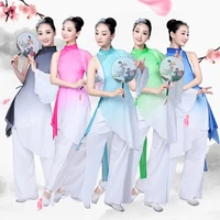 chinese traditional womens dance costumes folk dance childrens clothing yangko girls childrens dresses female acura clothing
