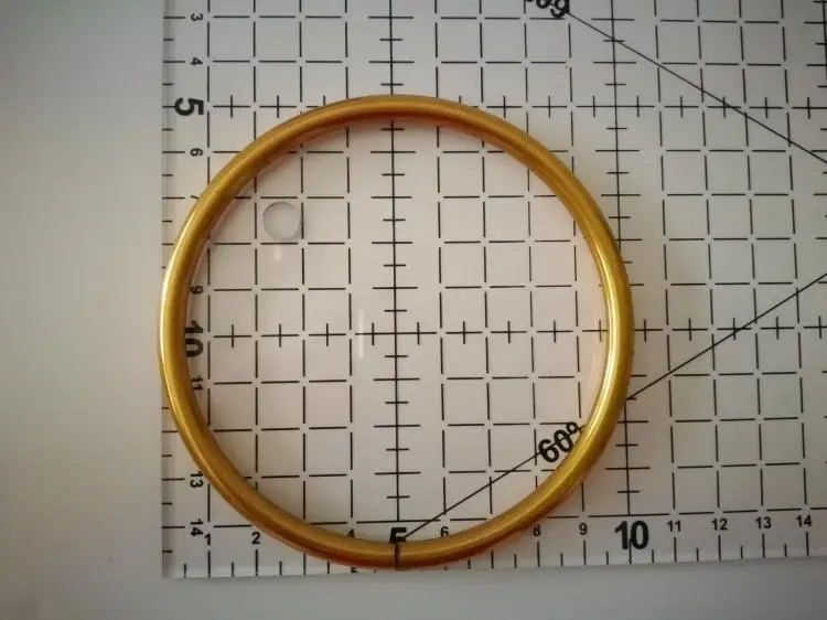 inner 4 Inch 20 шт., 3,5 дюймов, 4 дюймов, 5,5 дюймов открыть уплотнительные кольца, античное золото OEB тон для сумки ручка ручной металлический сплав Номера сварные круг кольцо - Цвет: inner 4 Inch