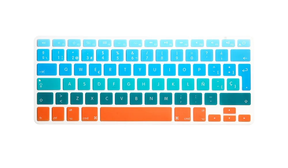 Евро испанский шрифт водостойкий keyboardX50 чехол для macbook air 13 защита постепенное