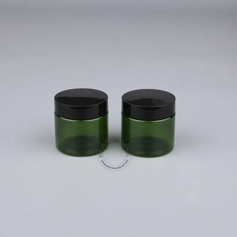 50 г 1,7 унц. зеленый цвет многоразового бутылки Косметическая Jar Box Портативный путешествия крем для лица лосьон косметический контейнеров 30 шт./лот