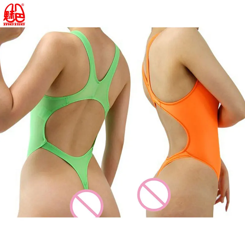 Сексуальное боди с Т образным шаговым швом и открытой спиной Цельный купальник